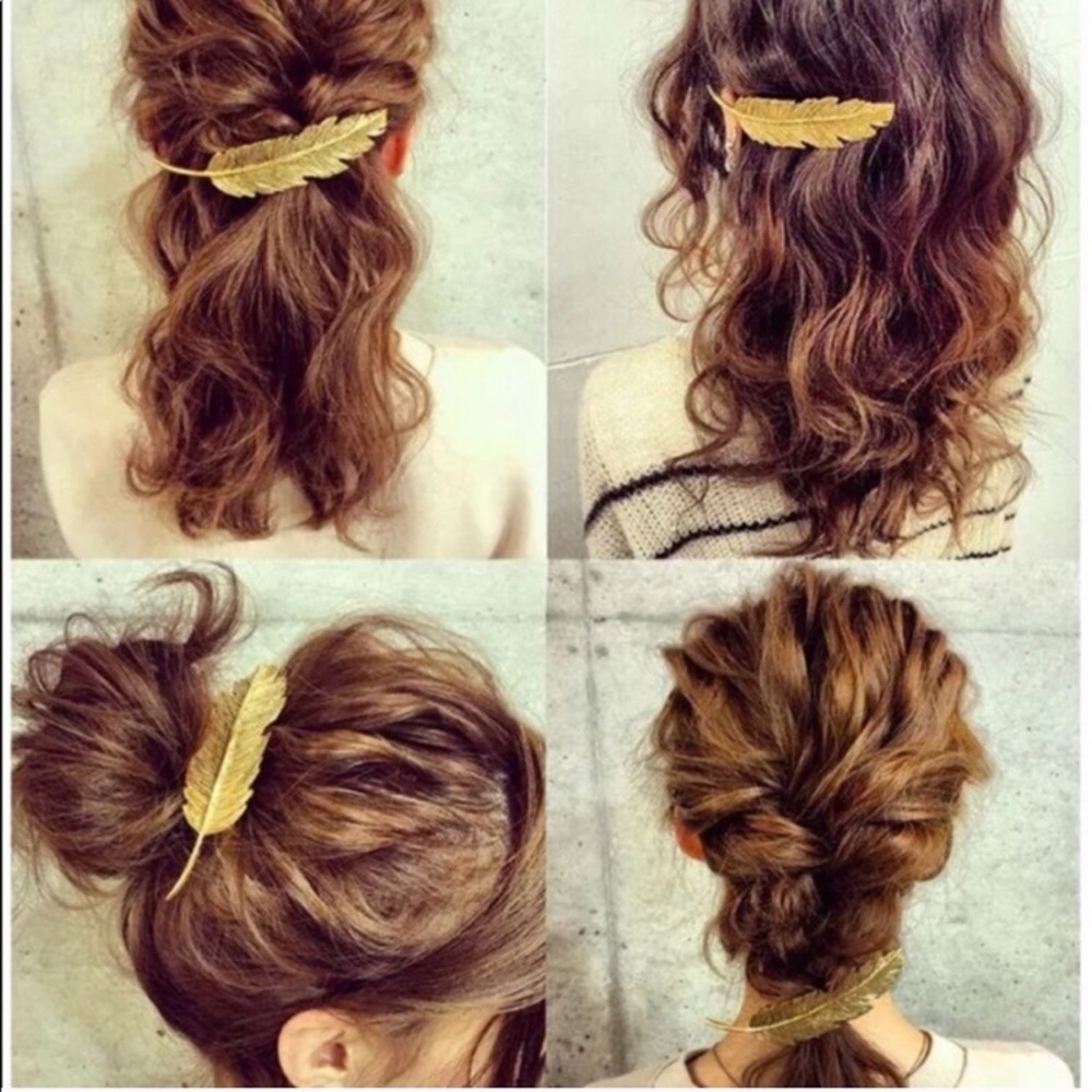 Boho Hair Feather Clip